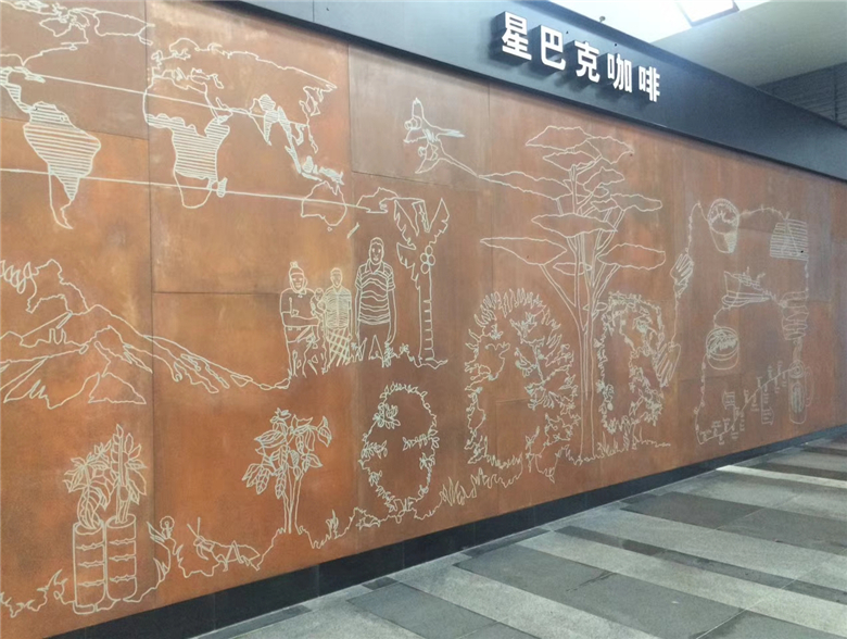 文成耐候钢幕墙